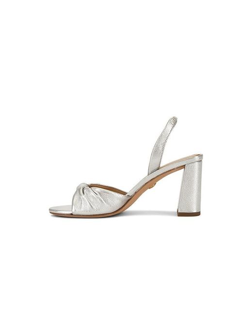 Veronica Beard White Tullia Block Heel