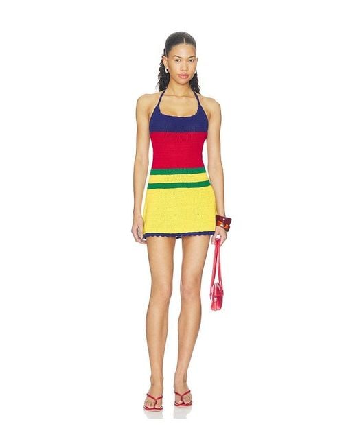 SER.O.YA Multicolor Norma Crochet Dress