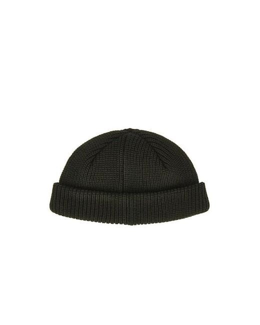 Gorro Micro En Color Verde Oscuro Talla Obey de hombre de color Black
