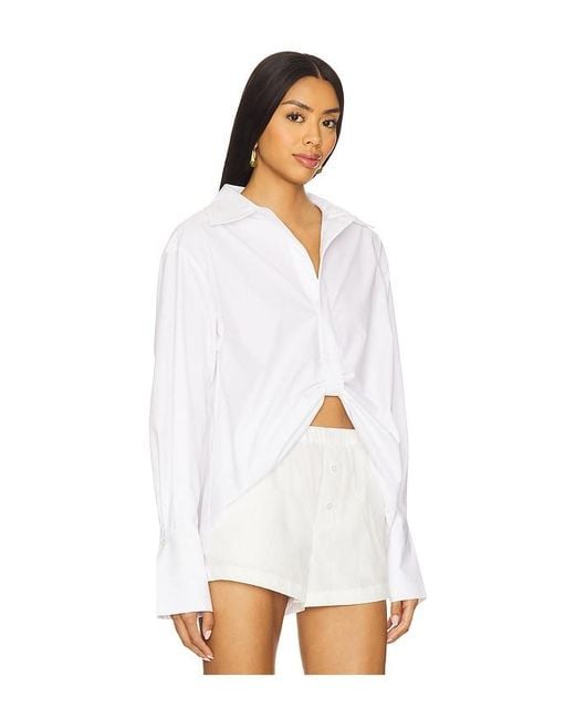 Hevron White Paola Top