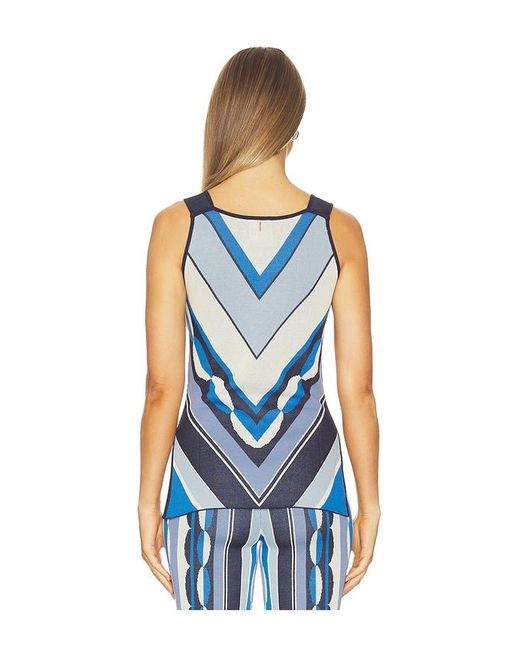 MISA Los Angles Blue Diara Top