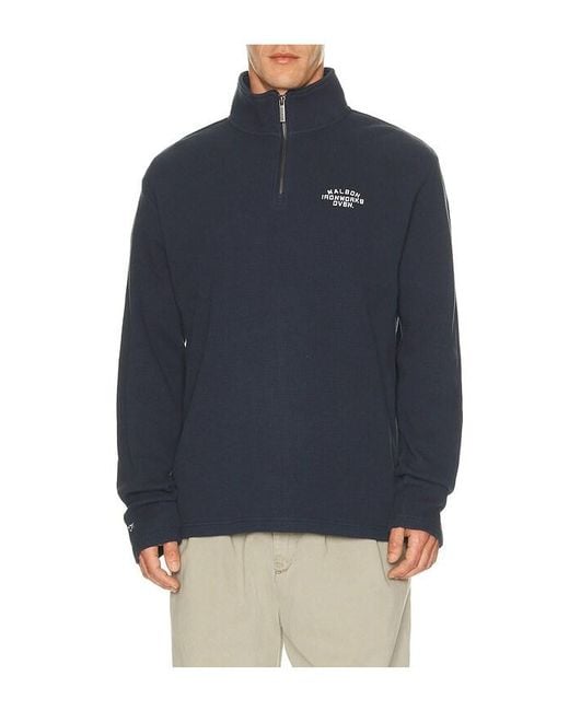 Malbon Blue Flyer Ironworks Mid Layer Shirt for men