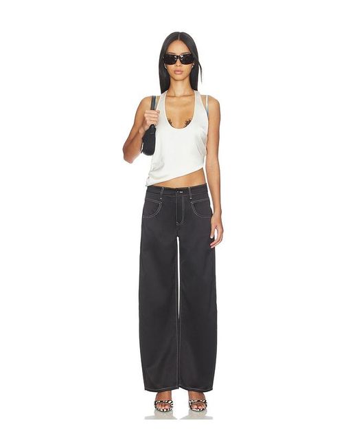Lioness Black Serenity Satin Pant