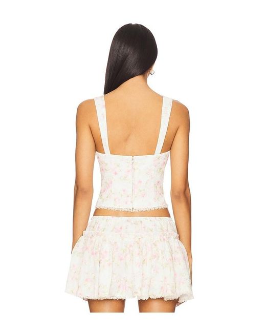 MAJORELLE White Deidre Top