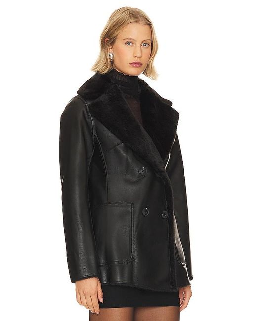 Lamarque Black Camille Coat