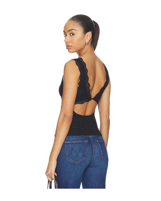 Free People Blue X Intimately Loved You First Lace Tank