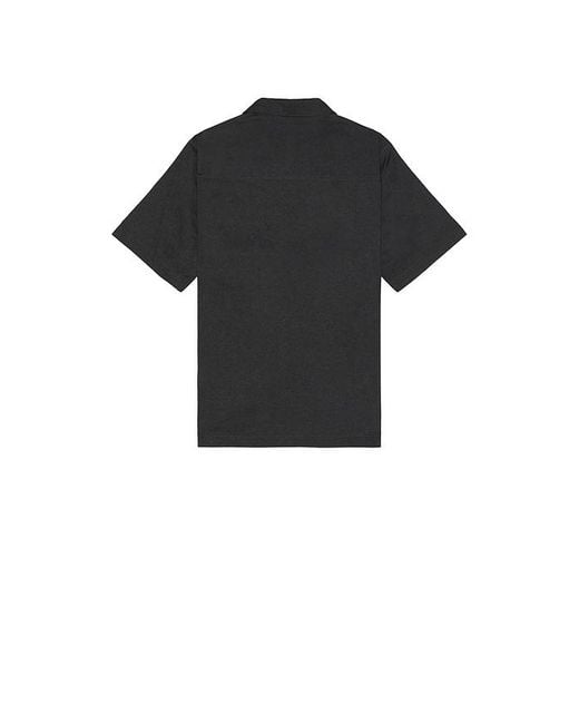 Travis Mathew Black Lost Cave Shirt for men