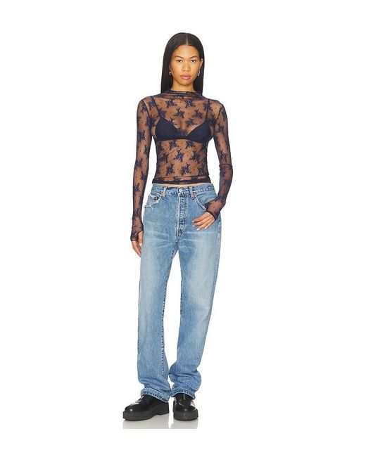 Free People Blue Lady Lux Layering Top