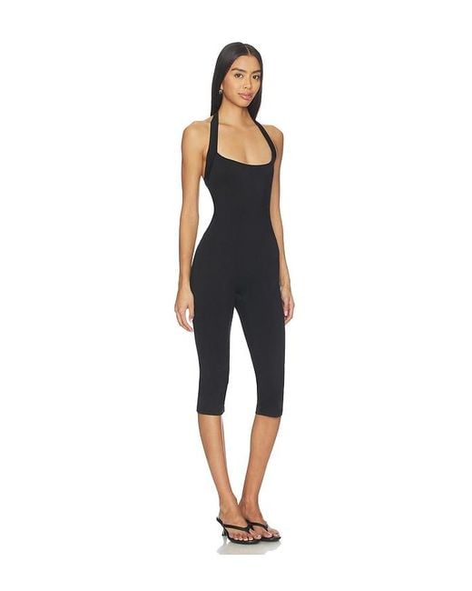 superdown Blue Niomie Capri Jumpsuit