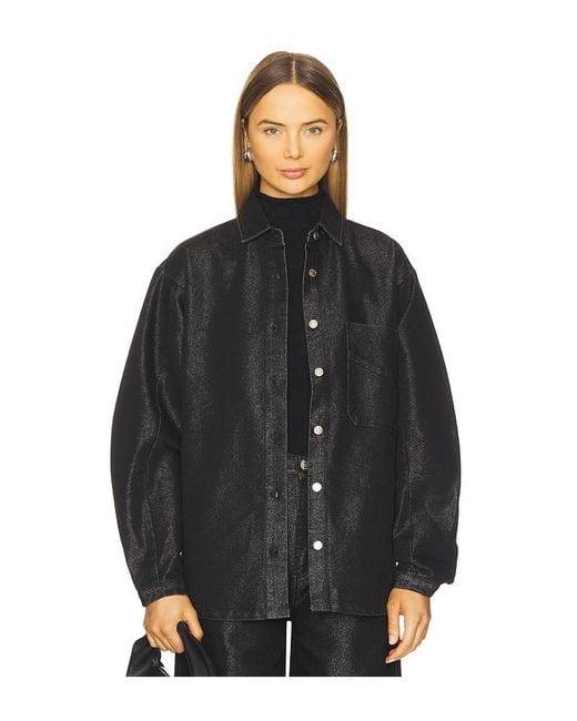 Hudson Black Barrel Shacket