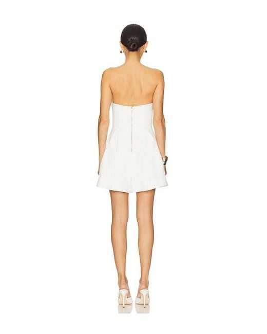 Bardot White Karoline Strapless Playsuit