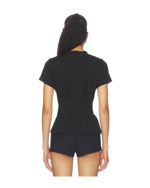 ALL THE WAYS Black Kai Cinched Tee
