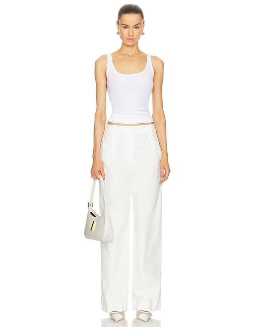 LPA White Blair Pant