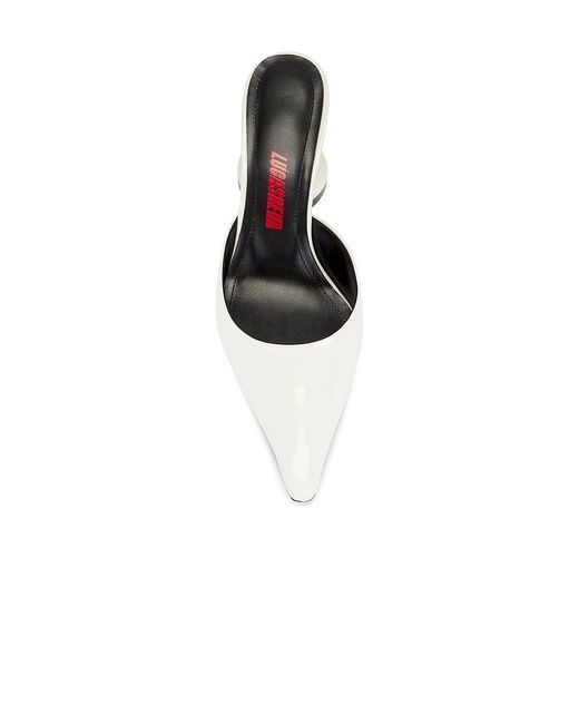 LUCASHEVA White Giorgia Mule