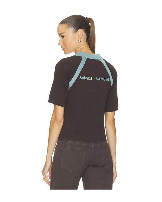 Samsøe & Samsøe Black Sasimona Polo