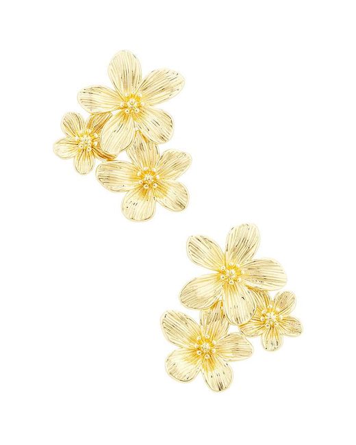 Shashi Yellow Botanique Stud