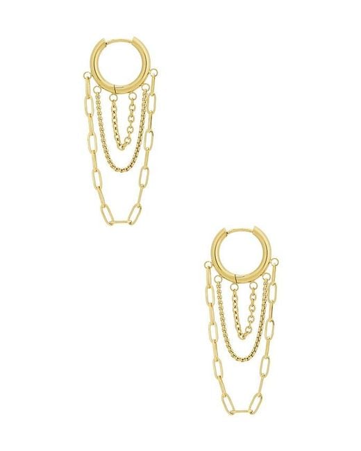 Casa Clara Metallic Emilia Statement Earrings