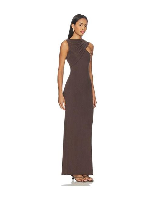 AYA MUSE Brown Cedar Dress