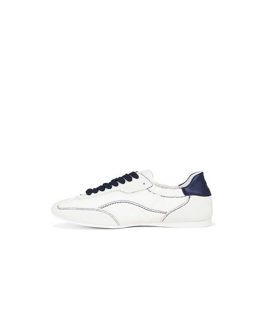 Jonathan Simkhai White Georgie Elasticized Nylon Sneaker