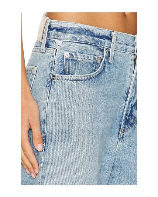 Citizens of Humanity Blue Miro Relaxed Wide Leg Jeans