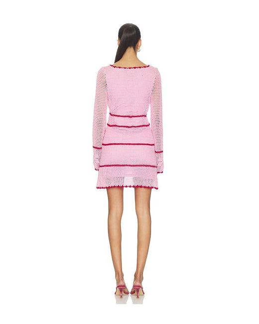 Saylor Red Stephanie Dress