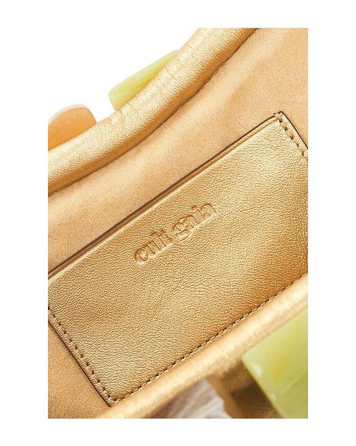 Cult Gaia Natural Julita Clutch