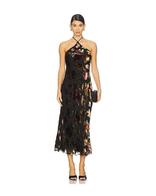Rixo Black Hayley Dress
