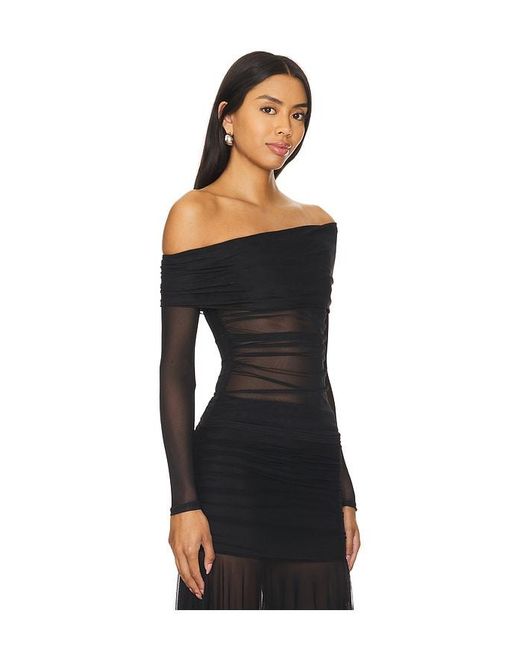 Kami Off Shoulder Top En Color Negro Talla (También En Xs, S, M, Xxs, Xl) superdown de color Black