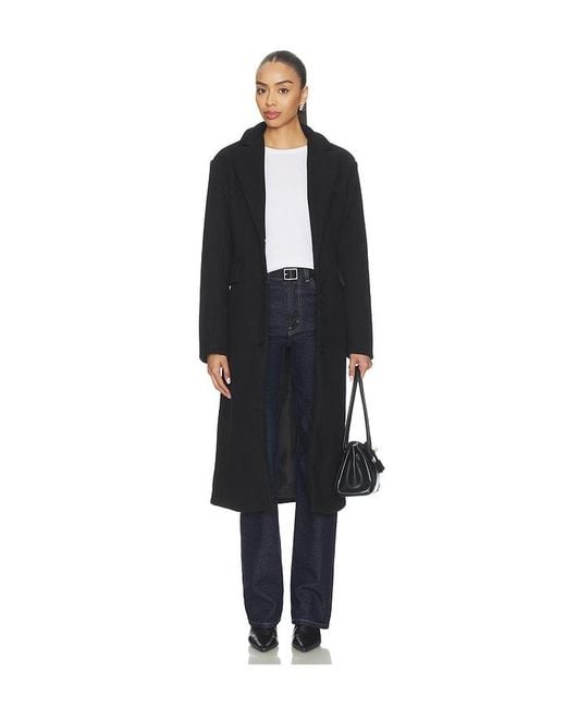 ALL THE WAYS Black Whitney Coat