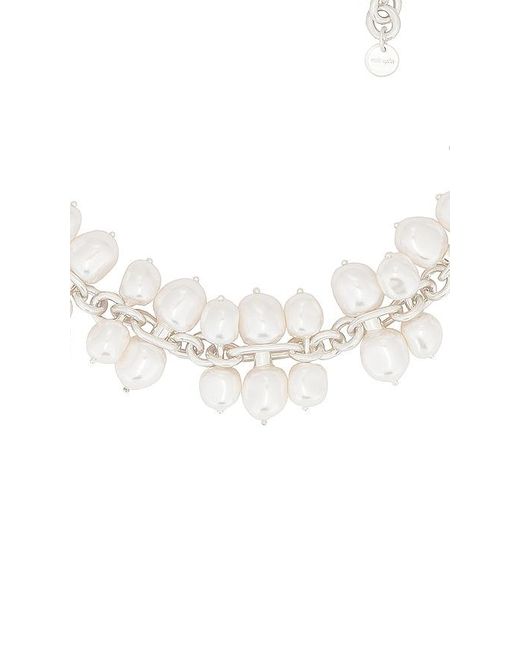 Cult Gaia White Dolly Necklace