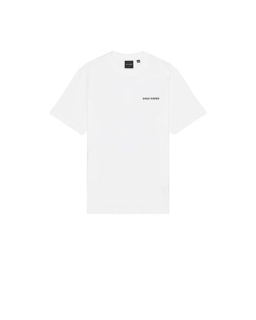 Daily Paper White Chain Shield T-Shirt for men