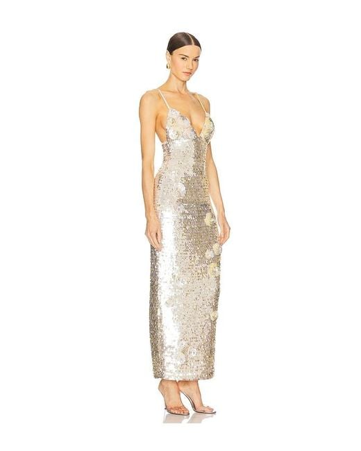 retroféte White Ines Embroidered Dress