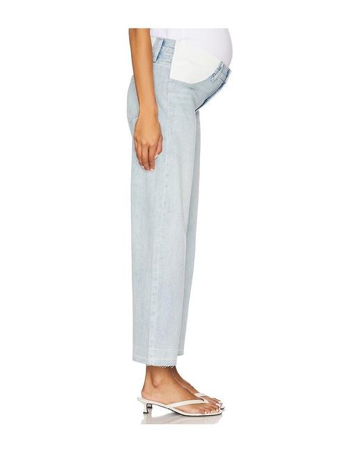 PAIGE White Arellia Ankle Maternity Jeans