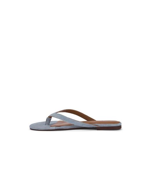 Madewell White Iggy Thong Sandal