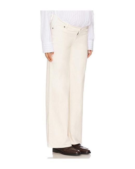 HATCH White The Maternity Wide Leg Jeans