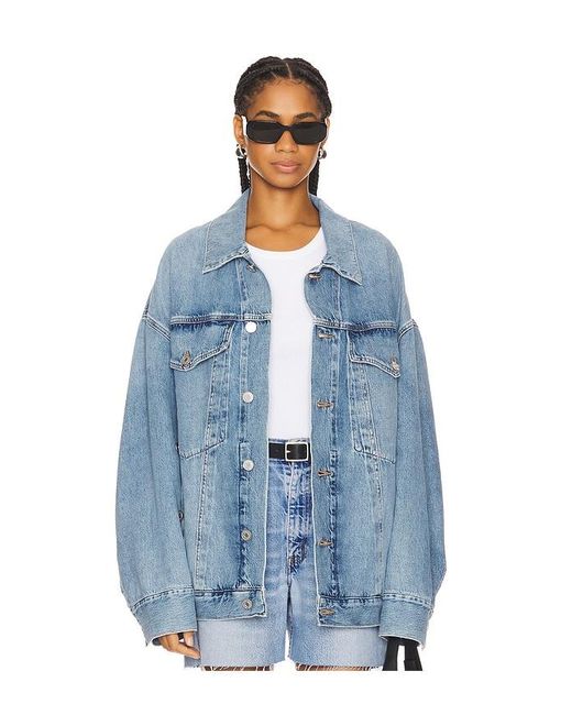 Agolde Blue Jacke Reworked Wayne