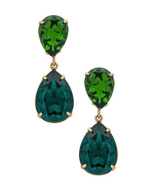 Pendientes Judy En Color Verde Talla En Jennifer Behr de color Green