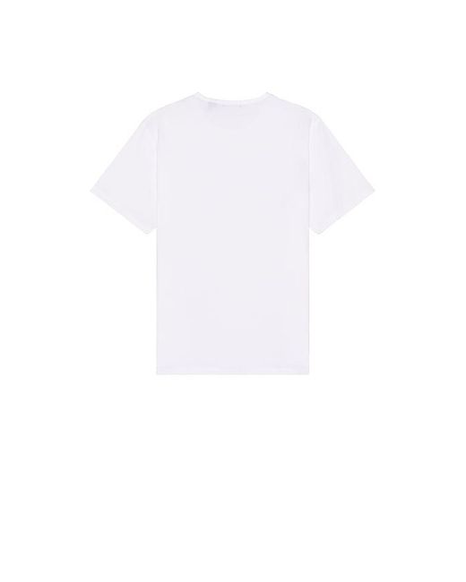 Theory White Precise Cotton Tee for men