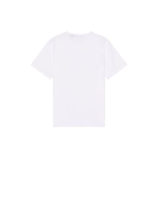 Theory White Precise Cotton Tee for men