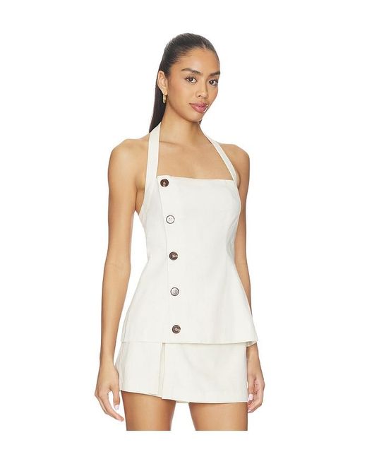 Lovers + Friends White Paulina Top