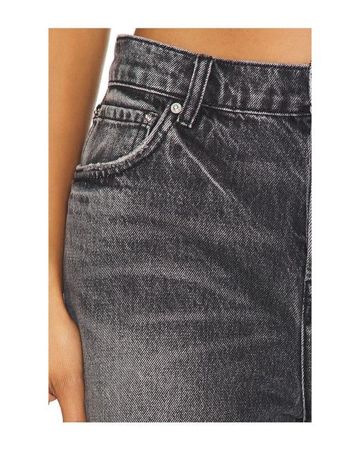 GRLFRND Blue Jade Low Rise Relaxed Flare Jeans