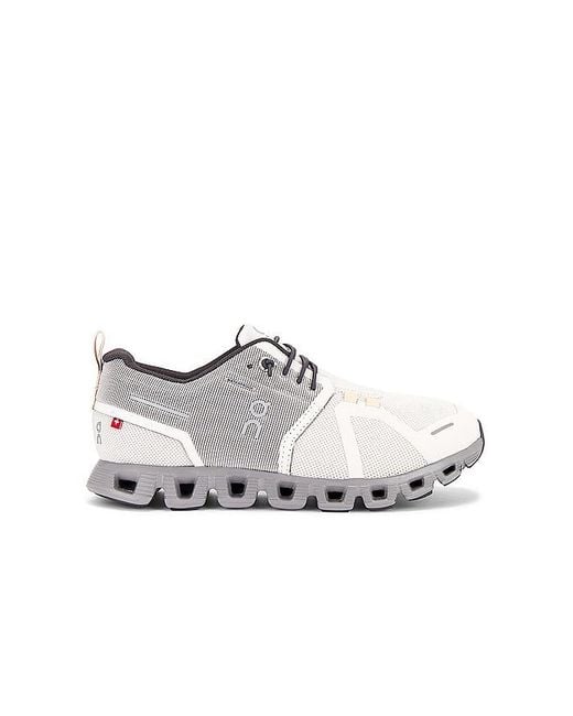 Zapatilla impermeable cloud 5 On Shoes de color White