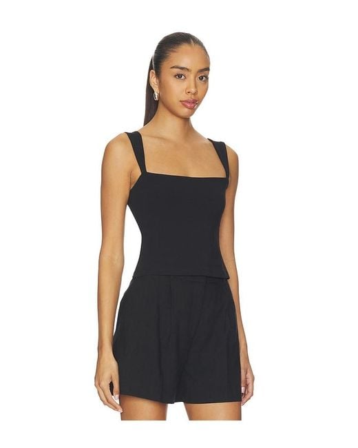 Susana Monaco Blue Angle Strap Top