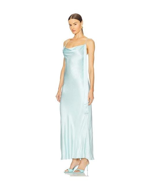 Bardot White Renu Cowl Neck Maxi Dress