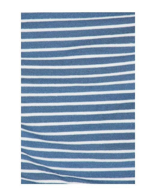 ALL THE WAYS Blue Sadie Halter Top