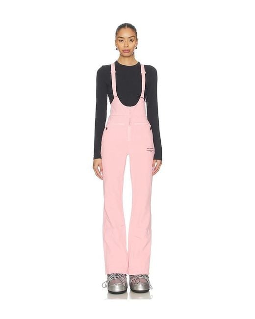 White/space Multicolor High Waisted Riding Bib