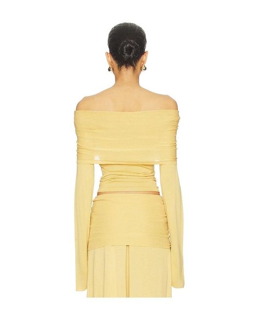 AYA MUSE Yellow Rylin Top
