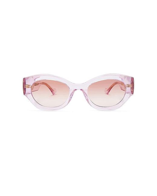 Gucci Pink La Piscine Oval Sunglasses