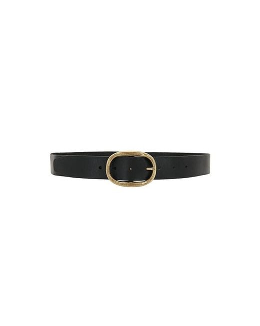 Madewell Black Oval Buckle Belt