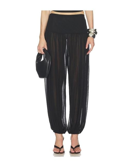 Camila Coelho Black Emmaline Pant